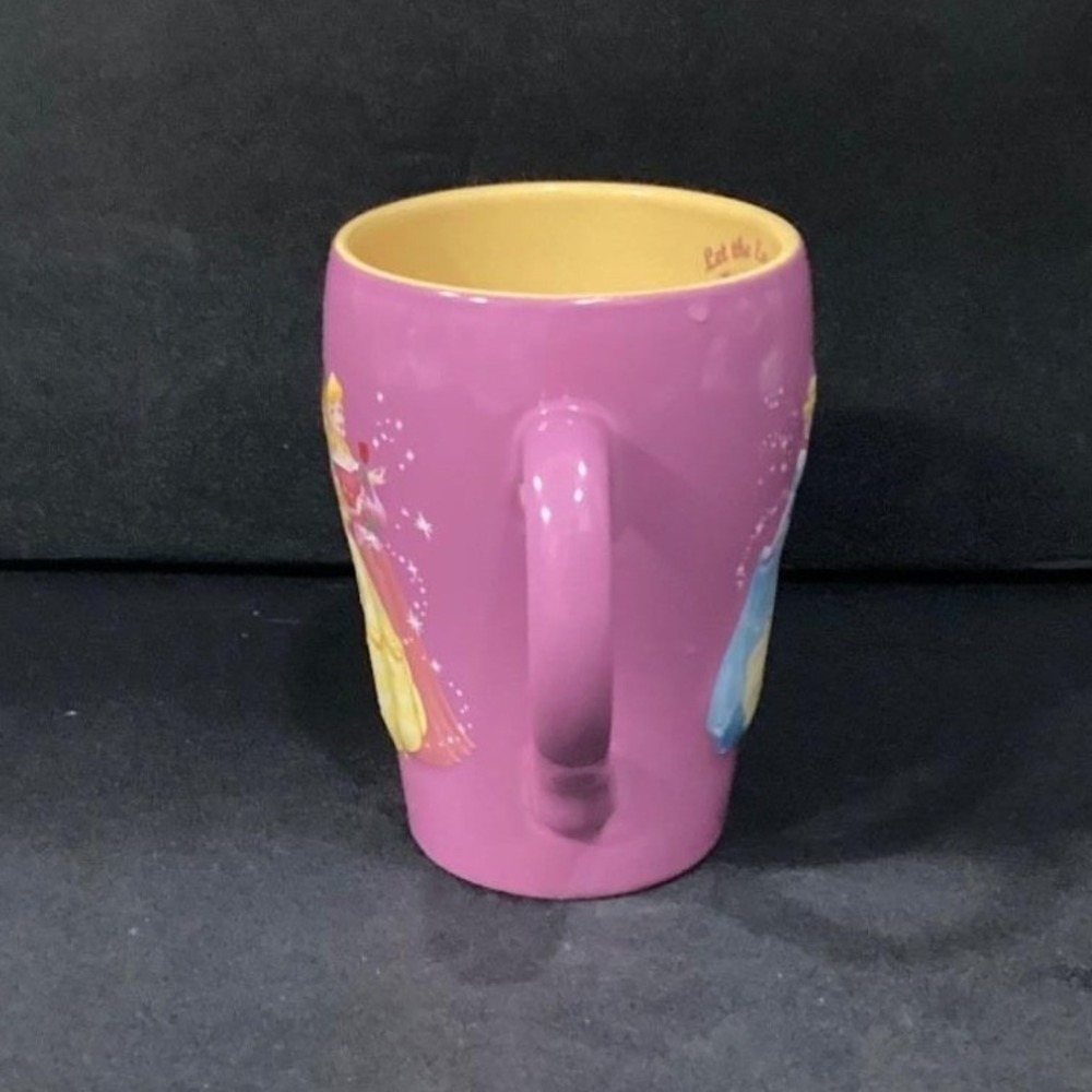 Disney Princess Coffee Cup, Cinderella Belle Aurora, Purple Character Drinkware - Picture 6 of 12